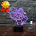 Miniatyrbild 1 av 4: TD® Dekorativ USB Man 7 färger Fjärrkontroll Optisk illusion Nattljus 3D-visualisering Bordsbordslampor 3D-glöd LED-lampa