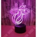 Miniatyrbild 3 av 4: TD® Dekorativ optisk lampa touch 7 färger optisk illusion flammande Basketmodell lågförbrukning USB-kabel 3 AAA-batterier