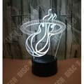 Miniatyrbild 2 av 4: TD® Dekorativ optisk lampa touch 7 färger optisk illusion flammande Basketmodell lågförbrukning USB-kabel 3 AAA-batterier