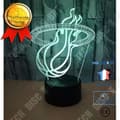 Miniatyrbild 1 av 4: TD® Dekorativ optisk lampa touch 7 färger optisk illusion flammande Basketmodell lågförbrukning USB-kabel 3 AAA-batterier
