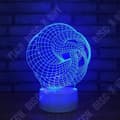 Miniatyrbild 1 av 4: TD® Optisk bordslampa dekorativ touch 7 färger optisk illusion modell illusion - låg förbrukning USB-kabel eller 3 AAA-batterier