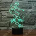 Miniatyrbild 2 av 4: TD® Optisk bordslampa dekorativ taktil 7 färger optisk illusion - skatermodell - USB-kabel med låg förbrukning eller 3 AAA-batterier