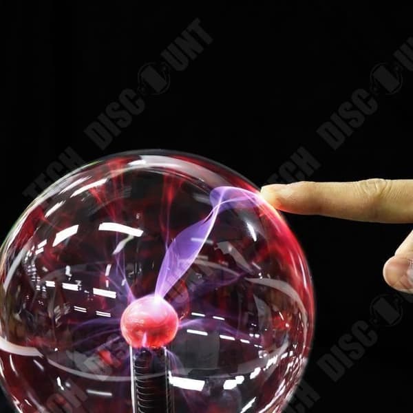 TD® Ball Touch Bordslampa / 6'' Magic Plasma Ball Touch Sensor Ljusdekor Leksak Present inomhusdekoration
