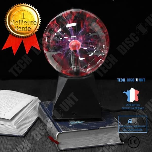 TD® Ball Touch Bordslampa / 6'' Magic Plasma Ball Touch Sensor Ljusdekor Leksak Present inomhusdekoration