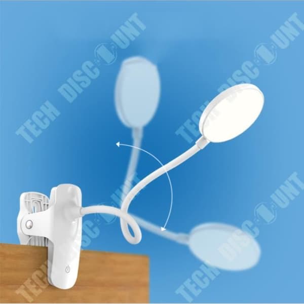 TD® 18 LED-lampa med Clip Touch Control 3 Justerbar ljusstyrka