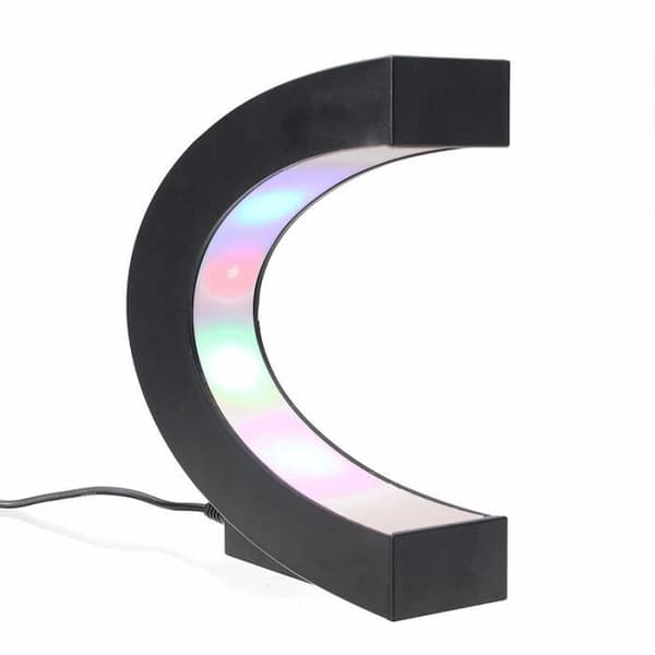 Kreativ upplyst jordklot flytande magnetisk levitationsgloblampa med LED-sfärljus för demonstration Blå
