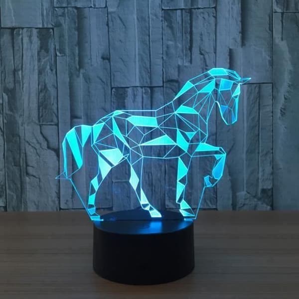 3D-lampa - Cham - M0CA56 - 7 färger - Touch - Inomhus - Barn