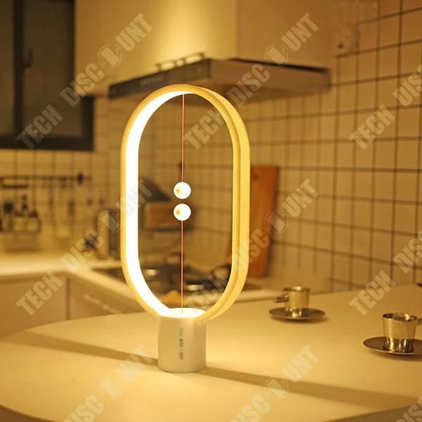 TD® Läsbord Sängbordslampa med magnetisk skala USB fristående heminredning Uppladdningsbar luftomkopplare Nattbord