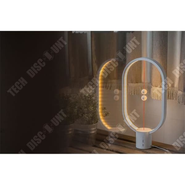 TD® Läsbord Sängbordslampa med magnetisk skala USB fristående heminredning Uppladdningsbar luftomkopplare Nattbord