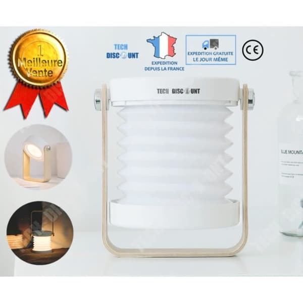 TD® Bärbar Utomhus Inomhus RV USB Uppladdningsbar Läsbordsbordslampa vid sängbord Avtagbar LE Light