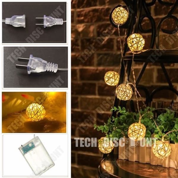 TD® sfärisk lampa rotting läsbord vid sängkanten månbelysning dekoration ljusstyrka led sfär interiör solid sovrum