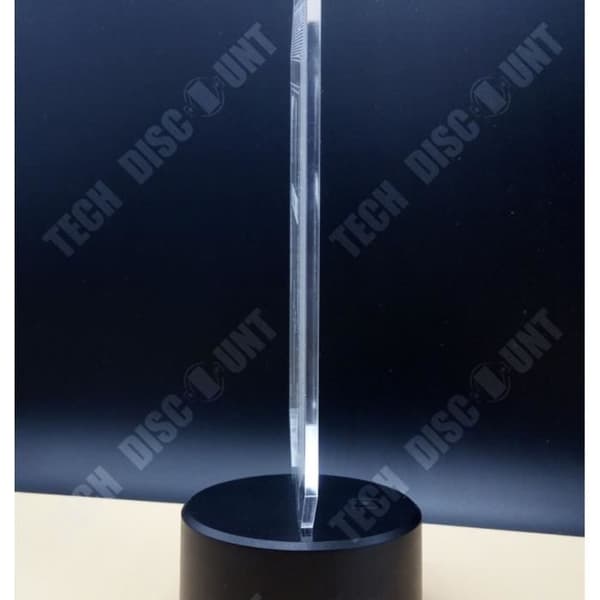 TD® BORDSLAMPA Mixte - Touch Nightlight 3D bordslampa Vision Light 7 färger Stuntmotorcykel - svart MIDENG™