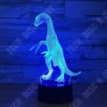 Miniatyrbild 2 av 4: TD® Optisk bordslampa dekorativ touch 7 färger optisk illusion - dinosauriemodell - lågförbrukning USB-kabel 3 batterier
