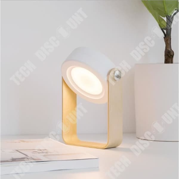 TD® Blandad BORDSLAMPA - 3D nattlampa Bärbar utomhuslampa usb-lampa - vit QP™
