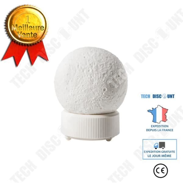 TD® 3D Månlampa 3D Nattljus Månprojektionslampa Månsken Barnbelysning Nattlampa för dekoration
