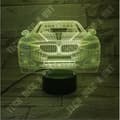 Miniatyrbild 2 av 4: TD® Dekorativ USB-bil 7 färger Fjärrkontroll Optisk illusion Nattljus 3D-visualisering Bord Skrivbord 3D-lampor 1381