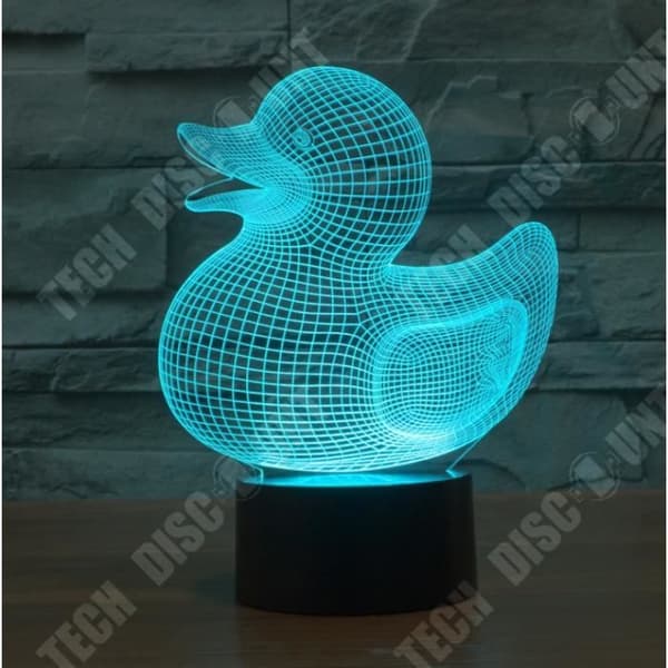 TD® 3D Nattljus Led Nattljus Nyhet Visual Usb Lampara Bordslampa Baby Designer Sovljus Armatur Söt Anim