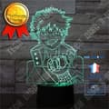 Miniatyrbild 1 av 4: TD® 3D Illusionslampa Nattljus My Hero Academia Anime S Actionfigur Barnleksaker Kreativ belysningslampa