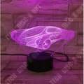 Miniatyrbild 2 av 4: TD® Nattlampa 3D Led Illusion Modell Led-lampa 7 färger Blinkande bordslampa som gåvor