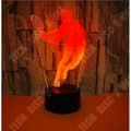 Miniatyrbild 4 av 4: TD® USB 7 färger Fjärrkontroll Optisk illusion 3D Night Light Visualization Array 3D Glow Skrivbordslampor