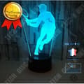 Miniatyrbild 1 av 4: TD® USB 7 färger Fjärrkontroll Optisk illusion 3D Night Light Visualization Array 3D Glow Skrivbordslampor
