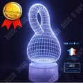 Miniatyrbild 1 av 4: TD® Hem Abstrakt Knot Art Kalebass Touch Nyhet Present 7 färgskiftande Led Nattljus 3D Led Bordslampa De BureTA965527