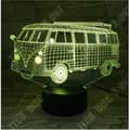 Miniatyrbild 4 av 4: TD® Nattljus 3D Visual Illusion Led Transparent Akryl Night LED 7 färgskiftande