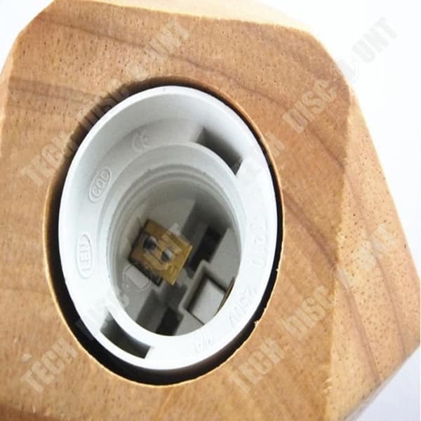 TD® Enkel och personlig bordslampa i massivt trä Nordic Wooden