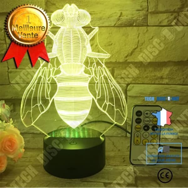 TD® Little Bee Dekorativ sängbordslampa