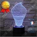 Miniatyrbild 1 av 4: TD® Ny 3D Glass Färgglad Liten Bordslampa Touch Present Qilin Glass Färgglad 3D Nattljus 3D Atmosfär Liten Lam