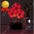 Miniatyrbild 1 av 4: TD® 3D Optical Illusion Lamp Led Nattljus 3D Led Nattballong Fotboll Fotboll Lampada Led 7 Colorful Gradient Touch Crea M