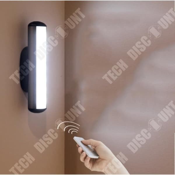 TD® Sovrum sovlampa induktion LED liten skrivbordslampa laddning fjärrkontroll sänglampa