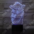 Miniatyrbild 4 av 4: TD® Dekorativ USB-diamantring 7 färger Fjärrkontroll Optisk illusion 3D Night Light Visualization Bordsbordslampor 3D Glow L