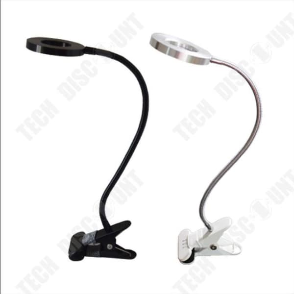 TD® USB-slang LED Liten skrivbordslampa Läsögonskydd med klämma