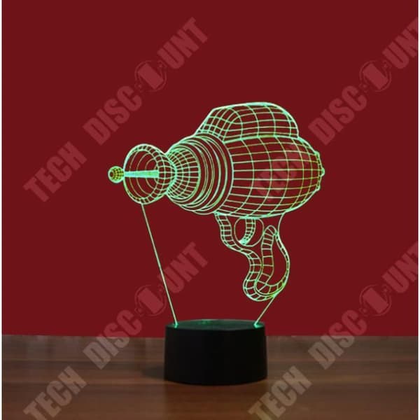 TD® Illusion Lamp Led 3D Nattljus 7 Färg Nattlampor För Barn Touch Led Usb Bord L