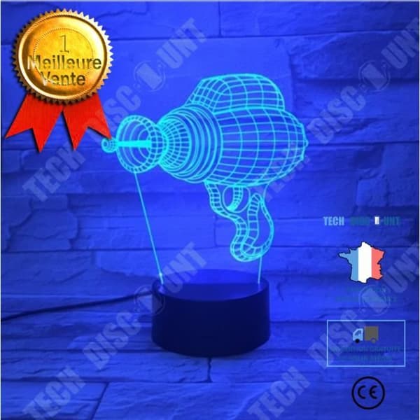 TD® Illusion Lamp Led 3D Nattljus 7 Färg Nattlampor För Barn Touch Led Usb Bord L