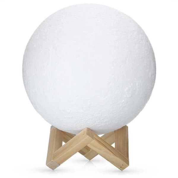LED Moon Lamp 3D Dekoration - Touch Switch - 20 cm