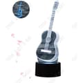 Miniatyrbild 1 av 4: TD® LED-lampa i form av en Guitar 3D Night Light 7 färger - Skrivbordslampa dekoration för sovrum, bord, vardagsrum