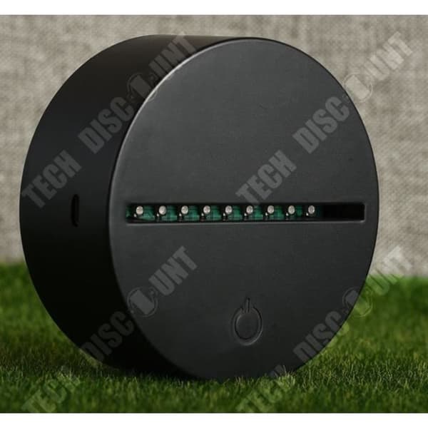 TD® 3D nattlampa Paris Saint-Germain fotboll illusion LED bordslampa 7 färg touch färg fjärrkontroll AM498