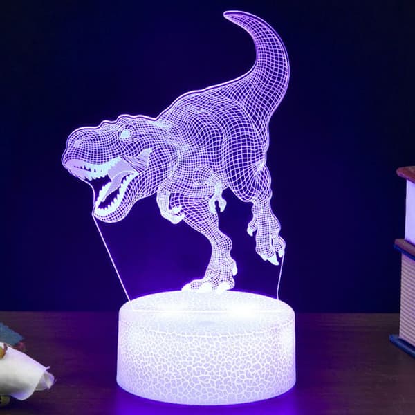 TD® 3D Night Light 16 justerbara färger Ögonvänligt ljus Fjärrkontroll + Touch Control