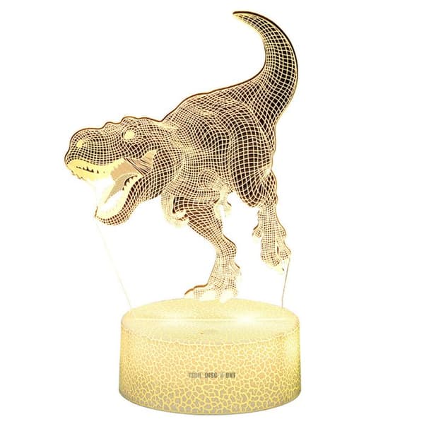 TD® 3D Night Light 16 justerbara färger Ögonvänligt ljus Fjärrkontroll + Touch Control