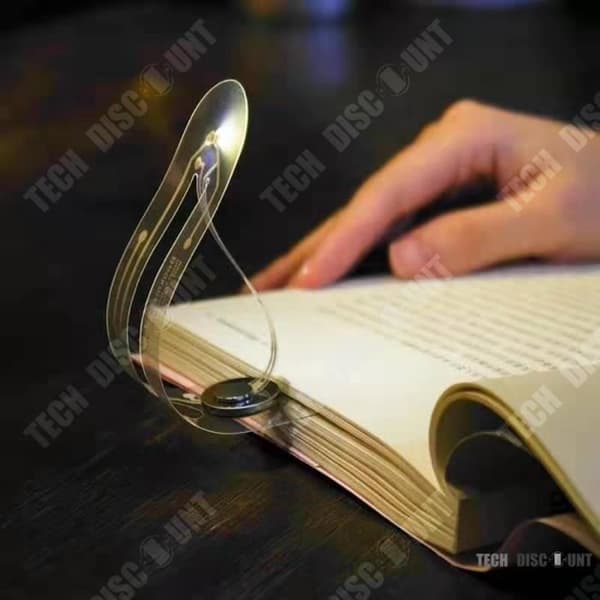 TD® Uppladdningsbar LED-läslampa för barn vid sängbok med klämma Bokmärke Creative Mini Portable Bright Eye Light