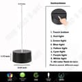 Miniatyrbild 2 av 4: TD® 3D Nattljus LED Nattljus Bordslampa Inredning i sovrummet Bästa presentdekorationslampan (stjärna)