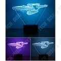 Miniatyrbild 1 av 4: TD® 3D Nattljus LED Nattljus Bordslampa Inredning i sovrummet Bästa presentdekorationslampan (stjärna)
