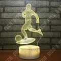 Miniatyrbild 3 av 4: TD® 3D Illusion Nattljus Spela Fotboll Form Touch Nattlampa 7 färger Ändra Led Bordslampa Dekor Hem Gåvor