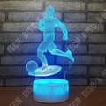 Miniatyrbild 4 av 4: TD® 3D Illusion Nattljus Spela Fotboll Form Touch Nattlampa 7 färger Ändra Led Bordslampa Dekor Hem Gåvor