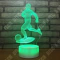 Miniatyrbild 1 av 4: TD® 3D Illusion Nattljus Spela Fotboll Form Touch Nattlampa 7 färger Ändra Led Bordslampa Dekor Hem Gåvor