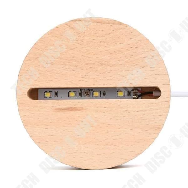TD® Bordslampa Vintergatan Akryl 3D-mönster LED-ljus Sovrumsdekoration ABS Nattljus 3D Sovrumslampa