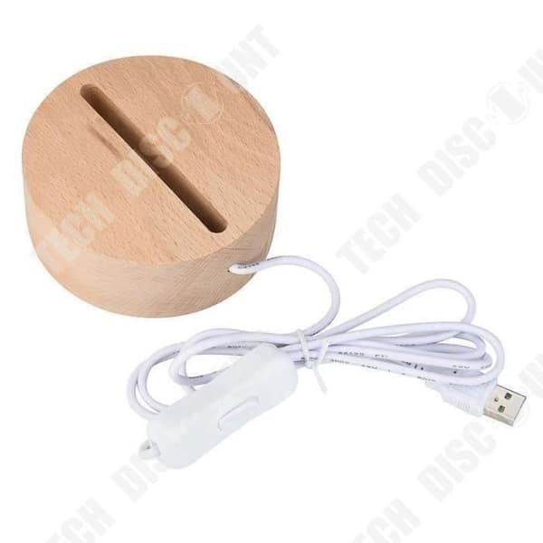 TD® Bordslampa Vintergatan Akryl 3D-mönster LED-ljus Sovrumsdekoration ABS Nattljus 3D Sovrumslampa