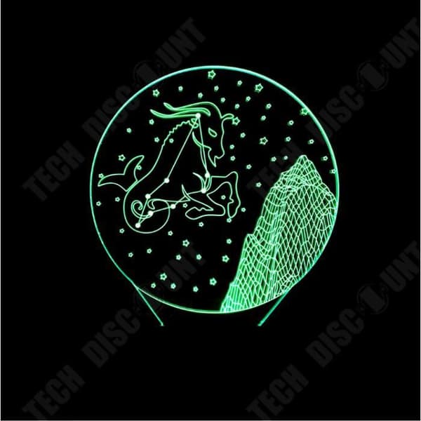 TD® Constellation Capricorn importerad akryl 3D Touch liten bordslampa